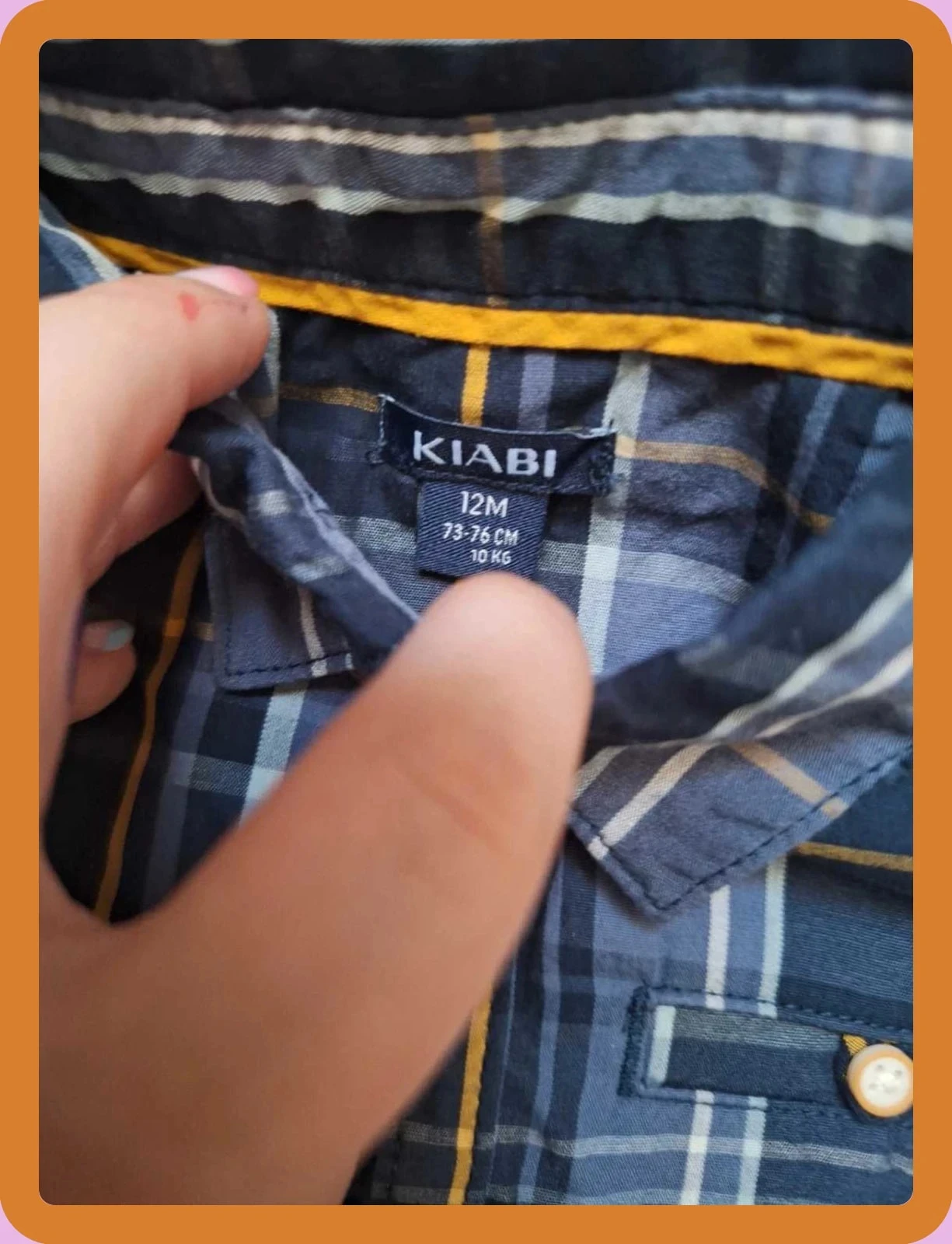 Camisa Kiabi 12 meses 73cm – photo 2